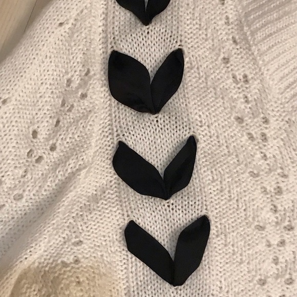 📂🆕 Lane Bryant Chiffon/Cable Sweater - Picture 4 of 8